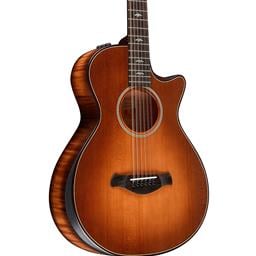 Taylor 652ce V-Class 12-String Grand Concert Acoustic-Electric Guitar Builder's Edition Wild Honey Burst